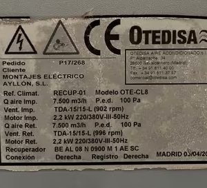 RECUPERADOR DE CALOR OTEDISA (2)